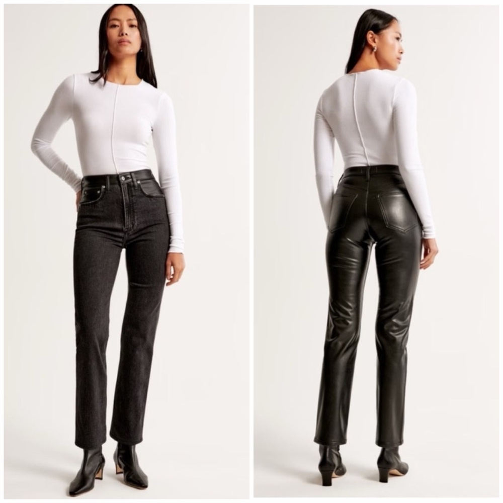 Abercrombie & Fitch Black High Rise Jeans